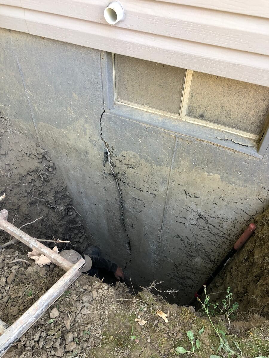 exterior crack repair