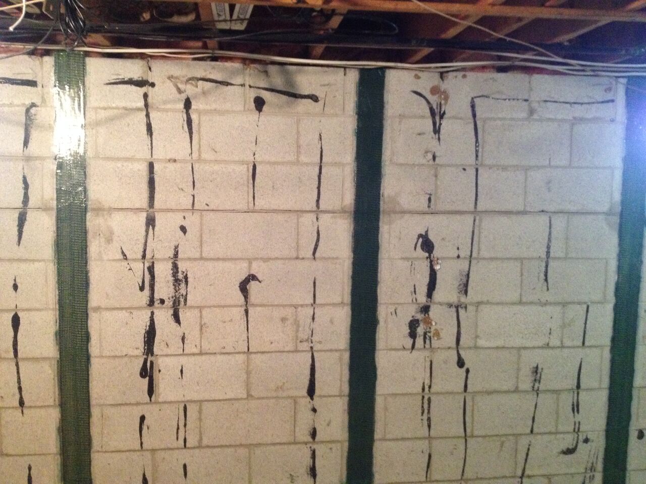 patching basement wall cracks