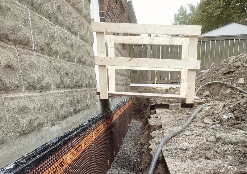waterproofing a Hamilton home's foundation
