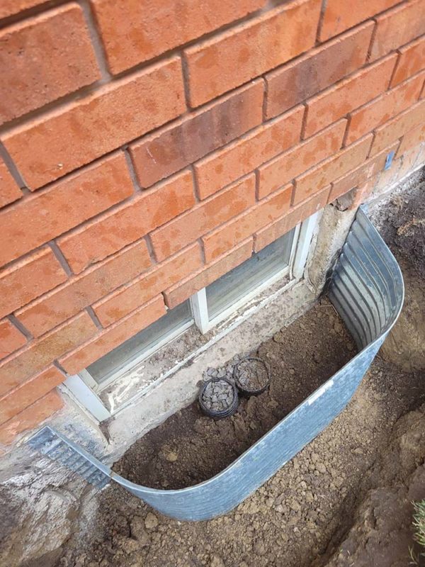 Window Well Drain Installation & Repair in Burlington