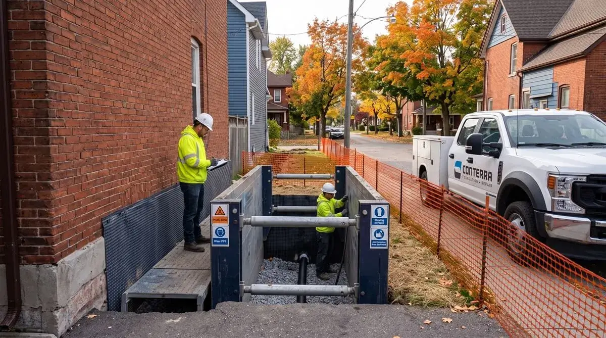 Weeping Tile installation